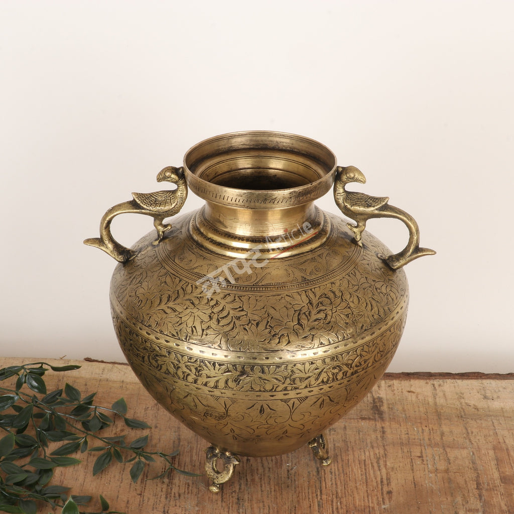 Exquisitely Crafted Brass Flower Vase