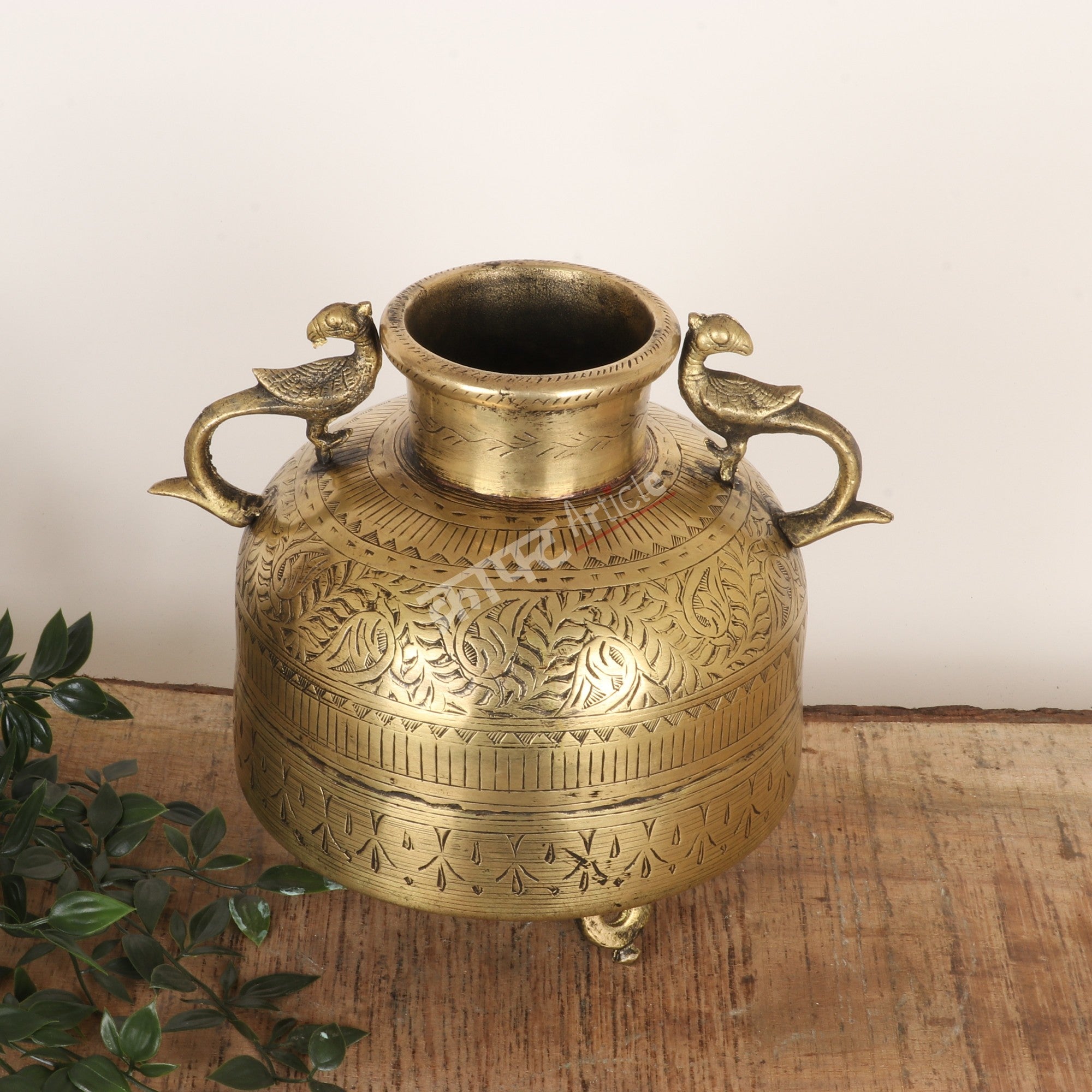 Exquisitely Handcrafted Brass Flower Vase