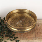 Brass Carving Urli Figurine