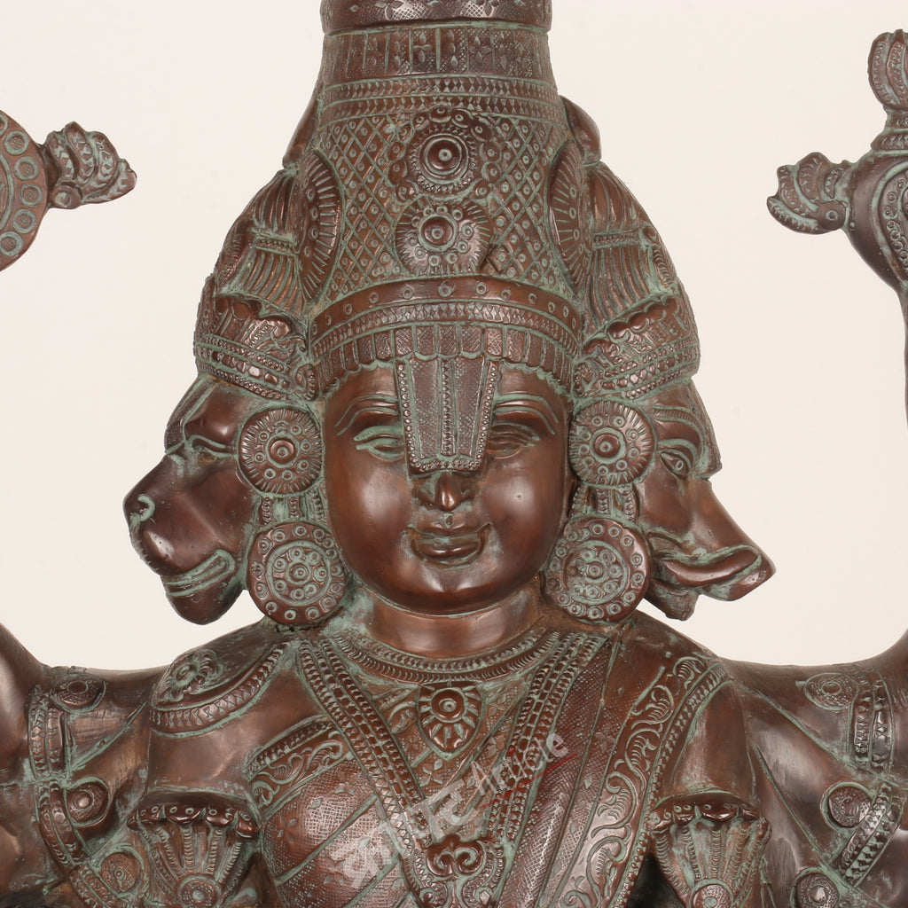 Brass Lord Vishnu Dashavatara Sculpture