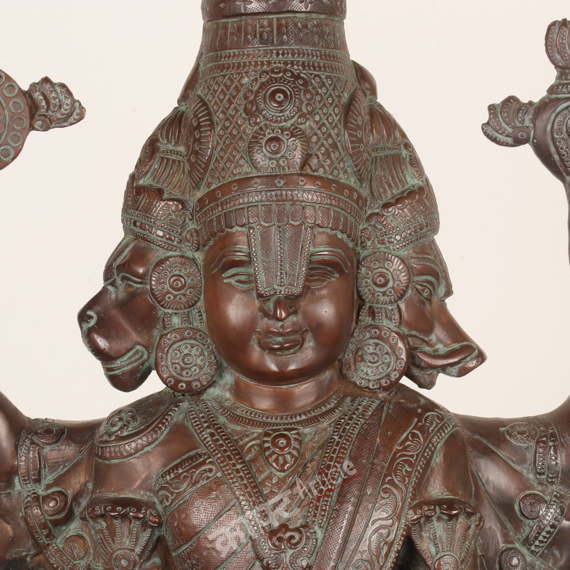 Brass Lord Vishnu Dashavatara Sculpture