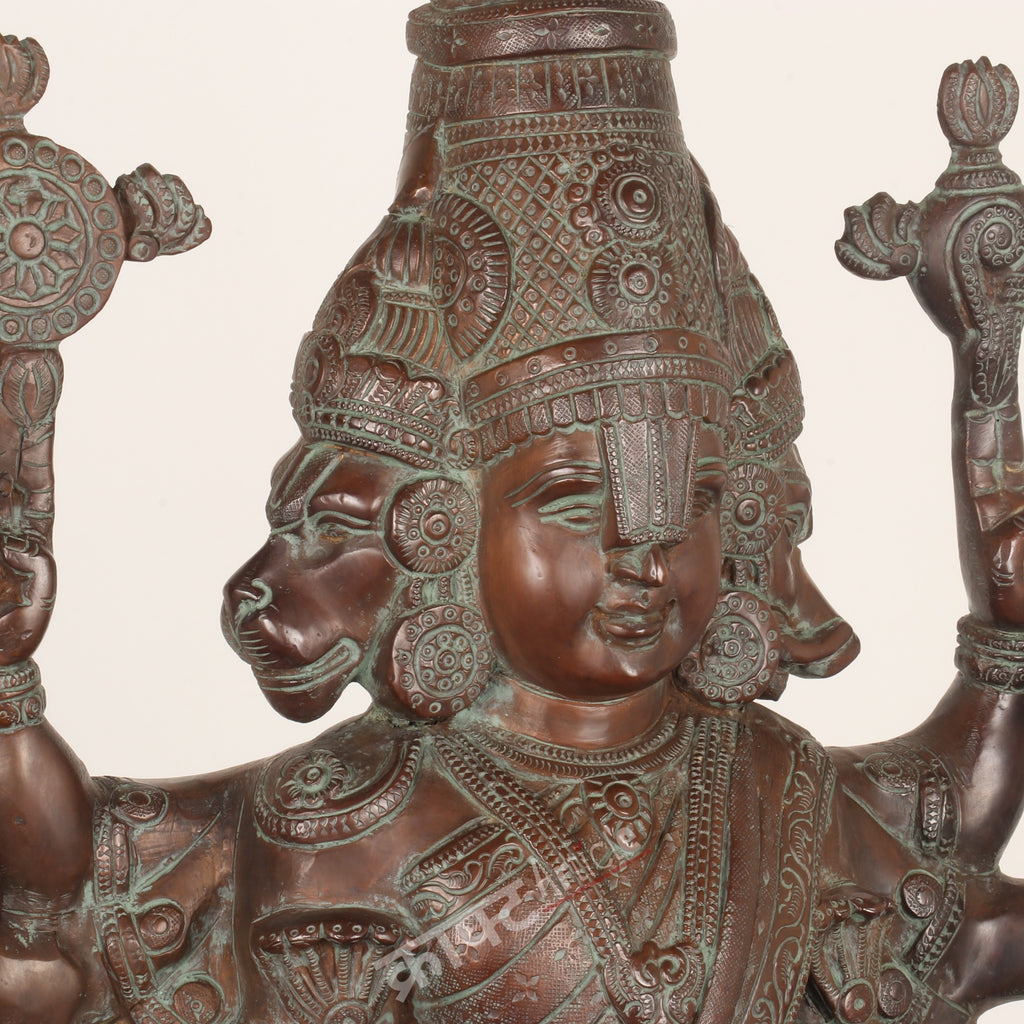 Brass Lord Vishnu Dashavatara Sculpture