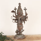 Brass Lord Vishnu Dashavatara Sculpture