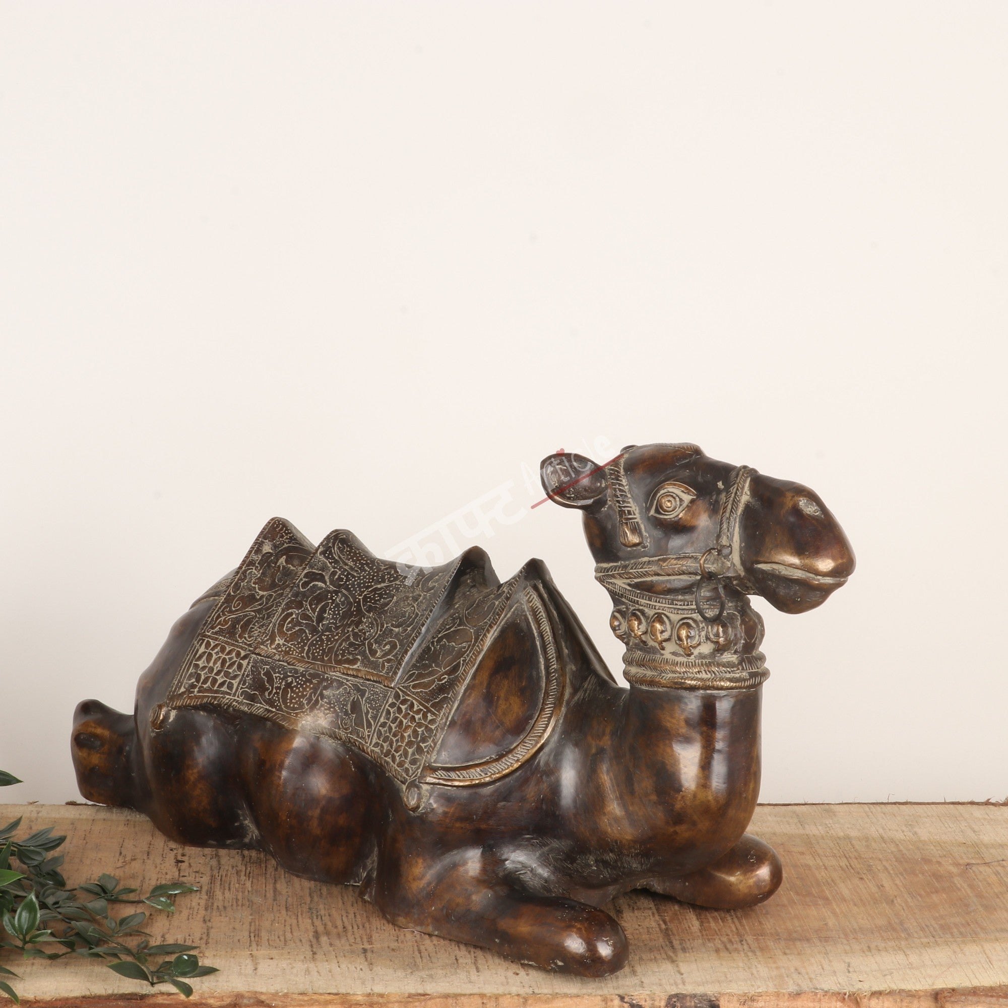 Handcrafted Brass Camel Sculpture – Traditional Desert Décor