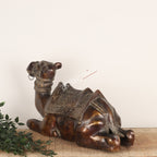 Handcrafted Brass Camel Sculpture – Traditional Desert Décor