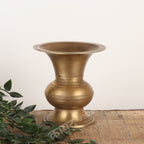 Traditional Brass Vase – Décor Accent