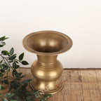 Traditional Brass Vase – Décor Accent