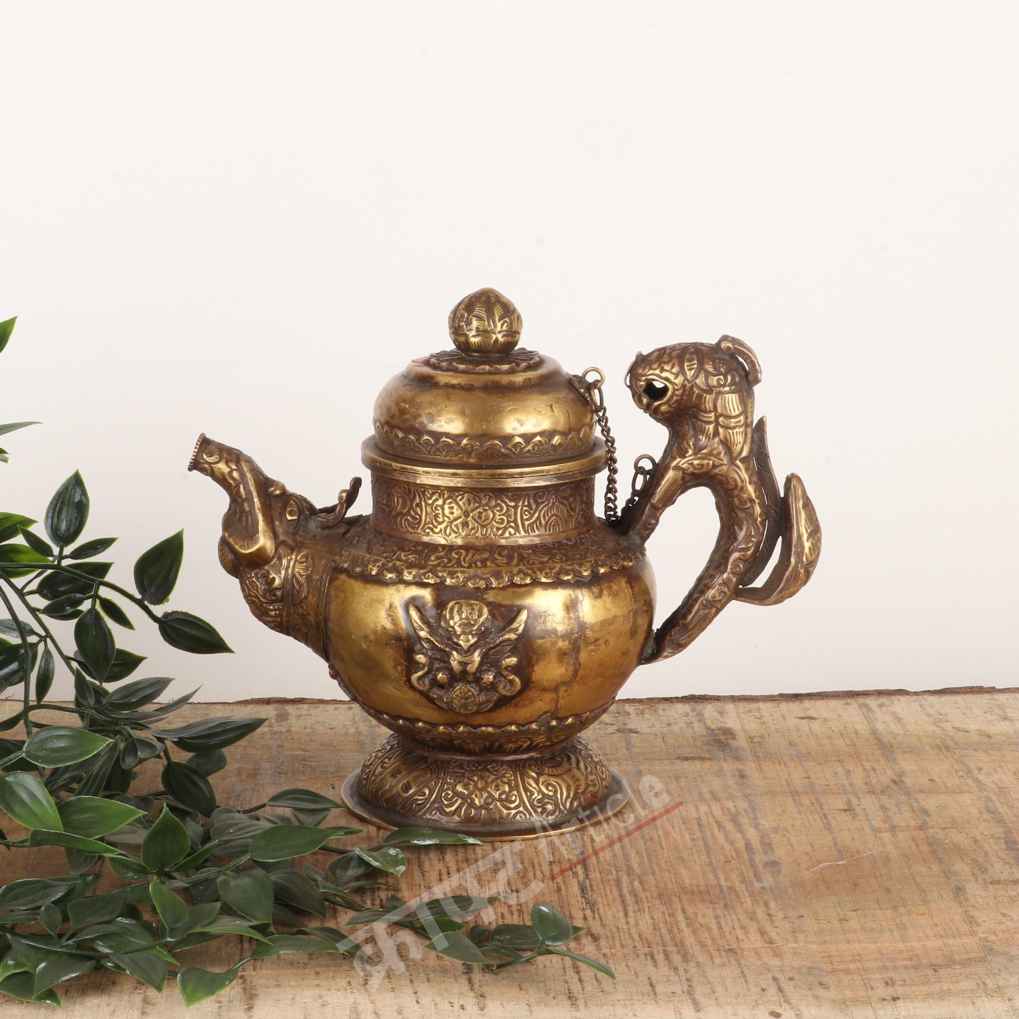 Handcrafted Brass Sheet Kettle