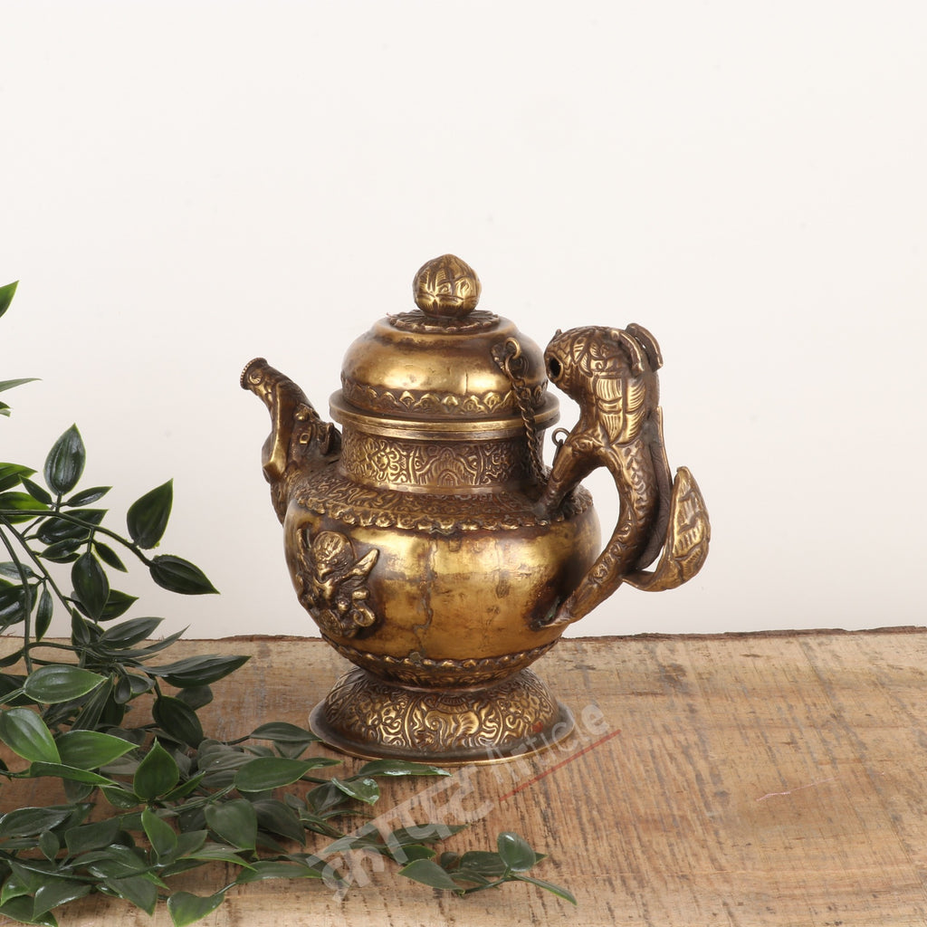 Handcrafted Brass Sheet Kettle