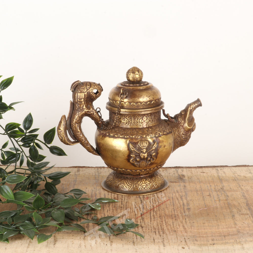 Handcrafted Brass Sheet Kettle