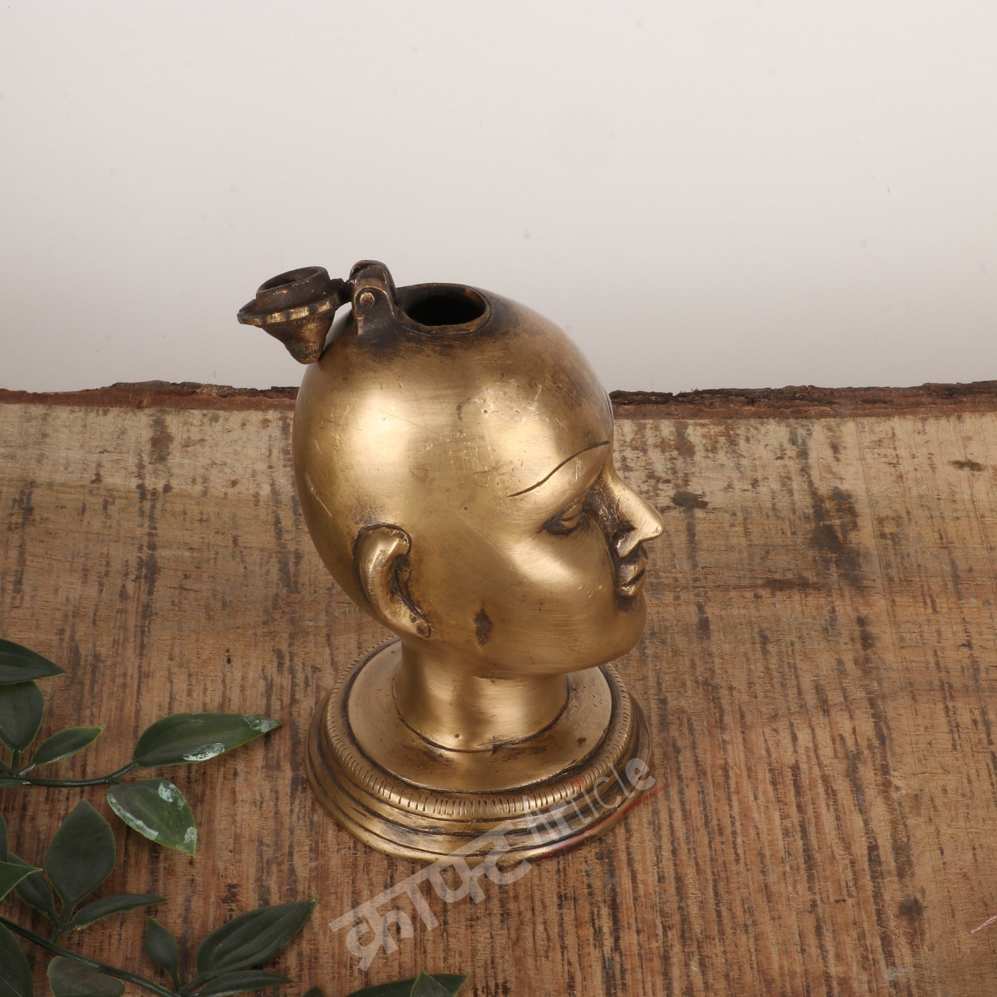 Brass Ink Pot – Vintage Desk Accessory