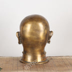 Brass Shiva Head Sculpture