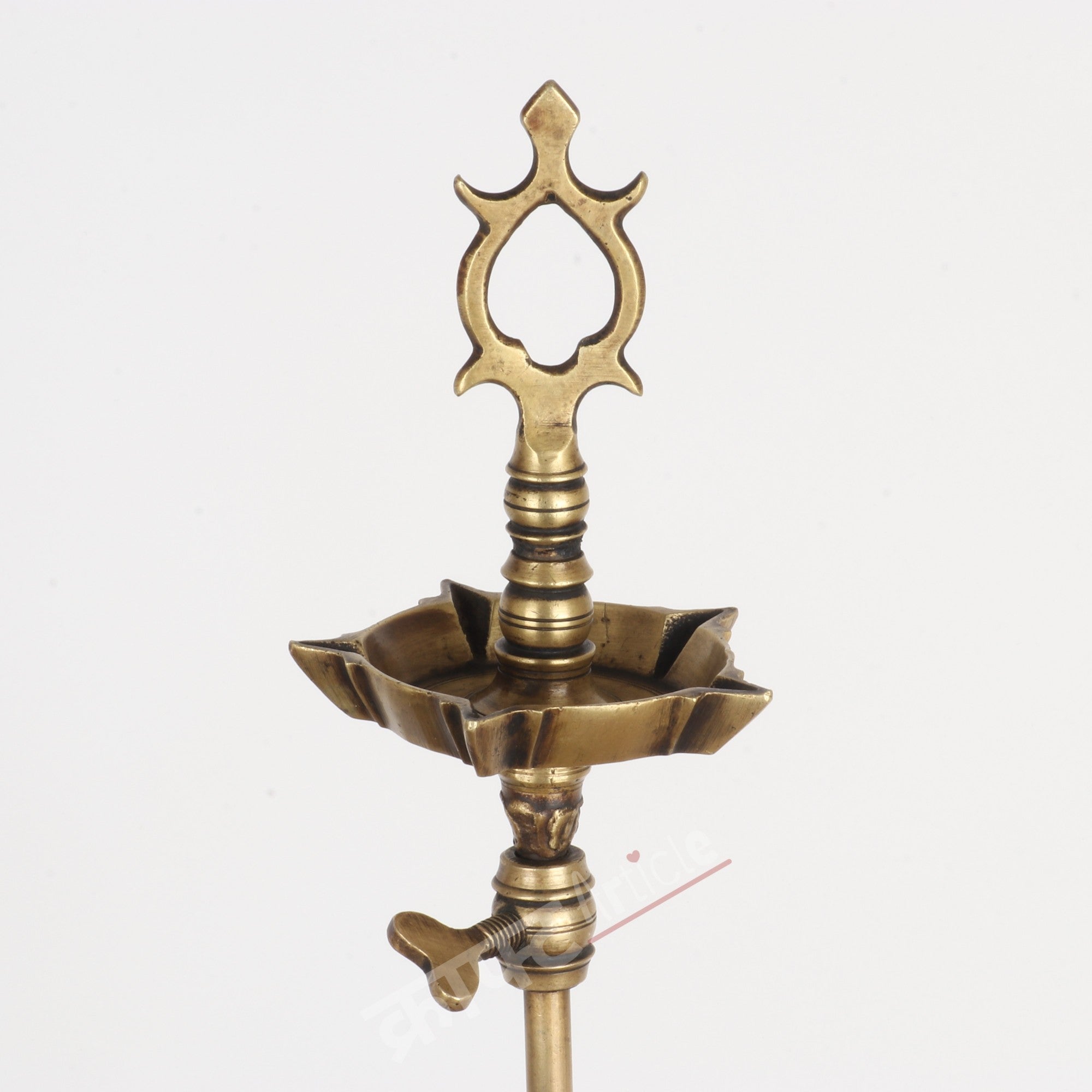 Traditional Oil Lamp (Deepam Diya) 11"