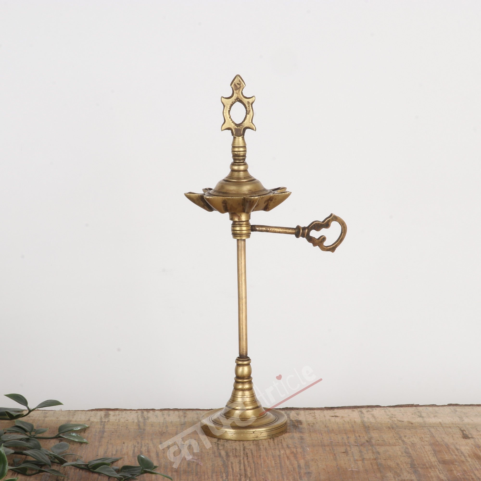 Traditional Oil Lamp (Deepam Diya) 12"