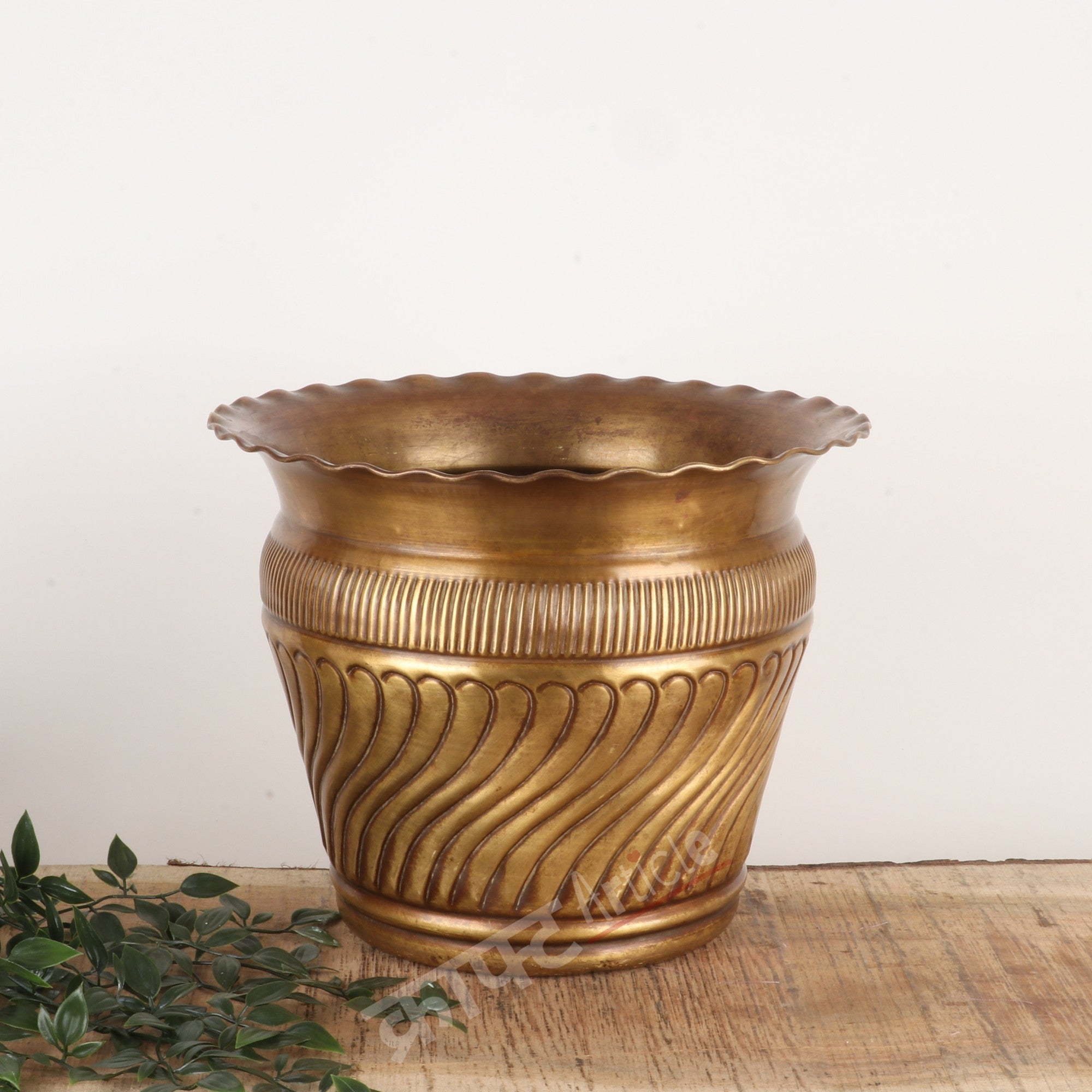 Handmade Brass Planter