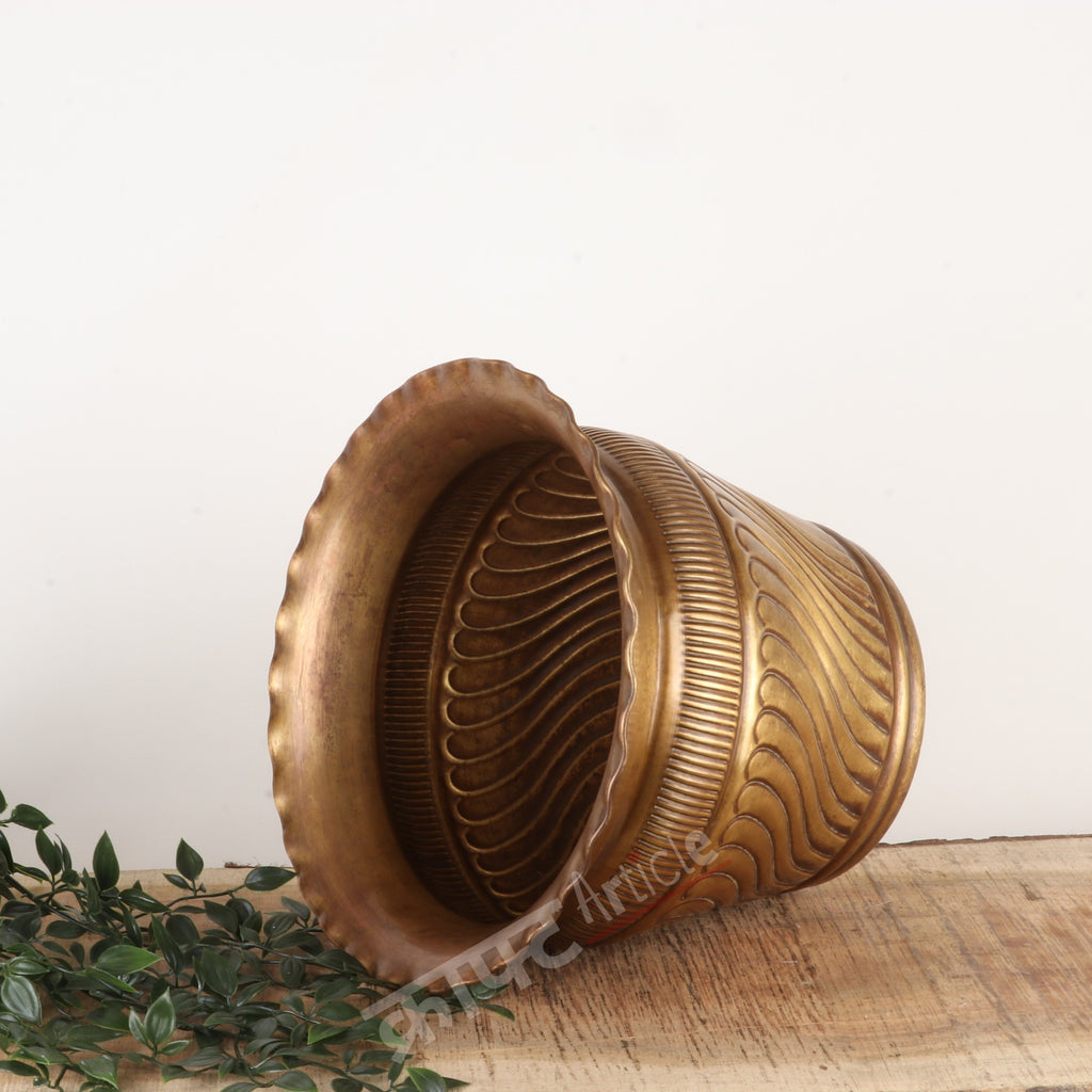 Handmade Brass Planter