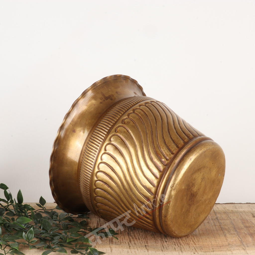 Handmade Brass Planter