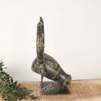 Brass Bull Head Wall Sculpture