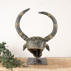Brass Bull Head Wall Sculpture