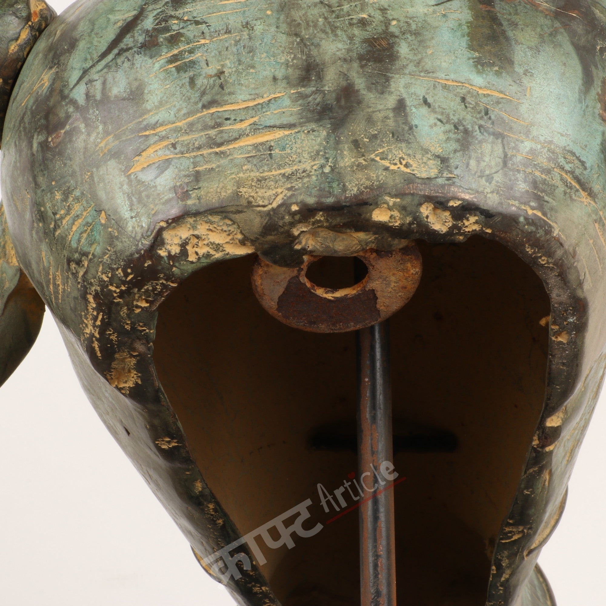 Handcrafted Brass Bull Head Wall Sculpture