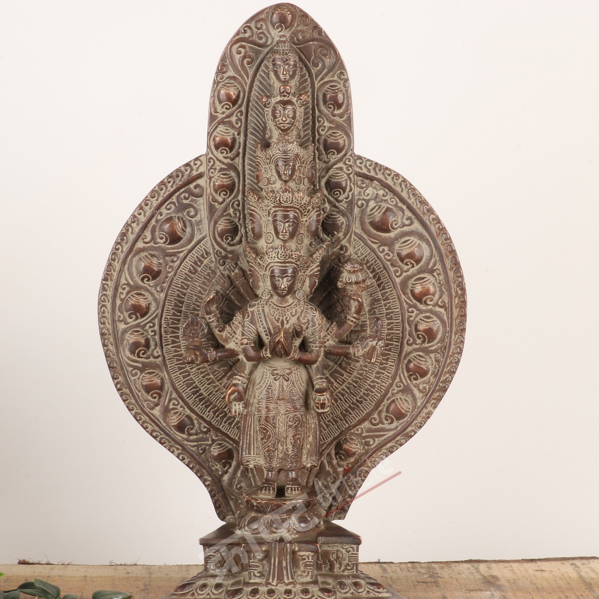 Brass Avalokiteshvara Sculpture