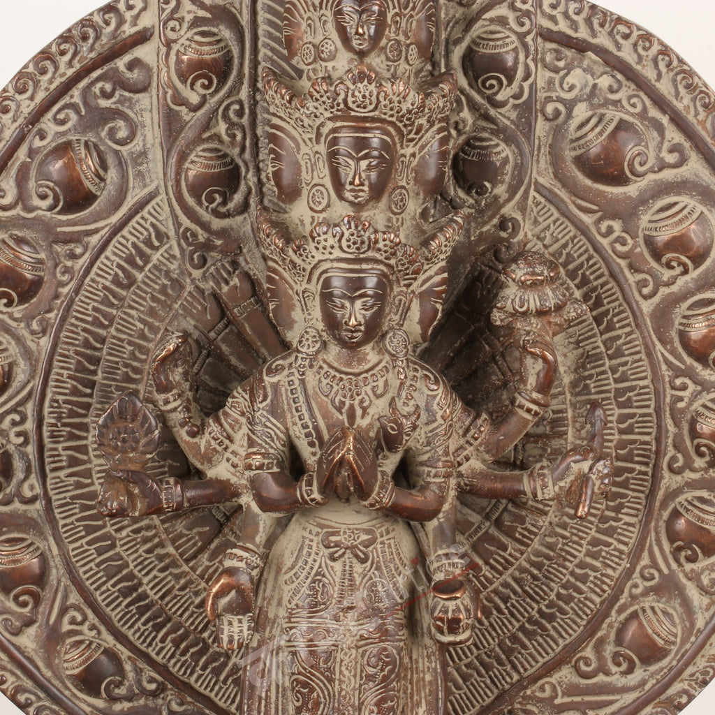 Brass Avalokiteshvara Sculpture