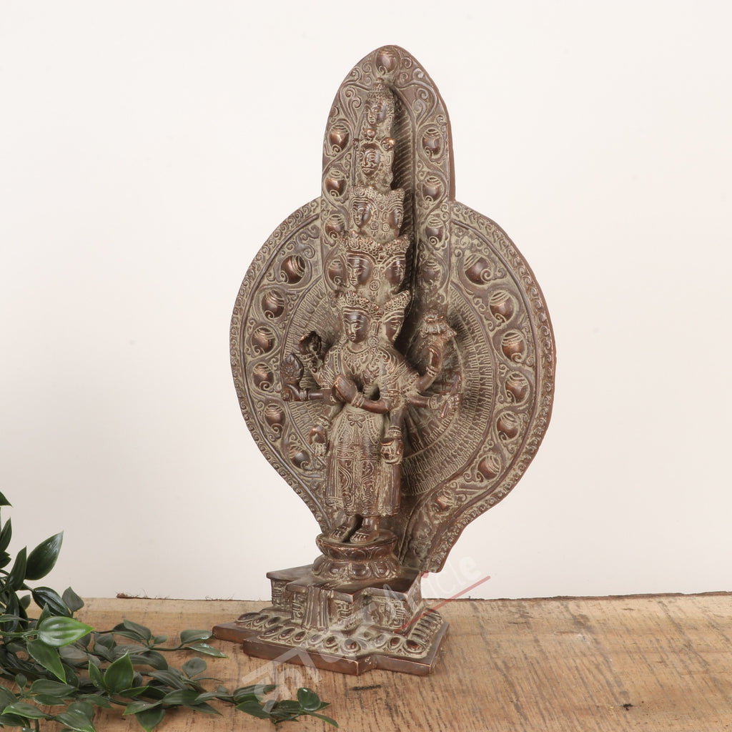 Brass Avalokiteshvara Sculpture