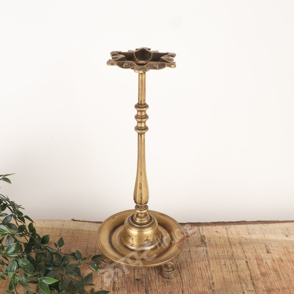 Traditional Oil Lamp (Deepam Diya) 18"