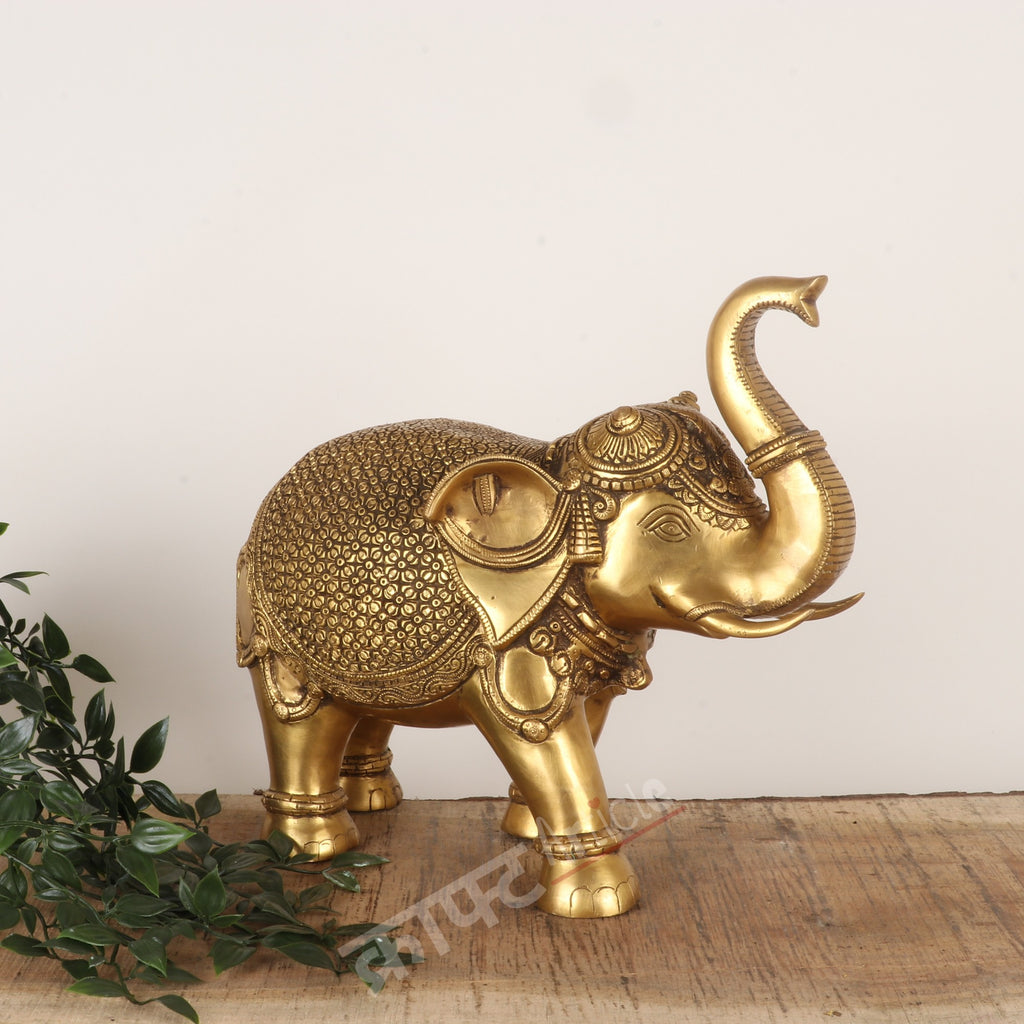 Brass Elephant Statues