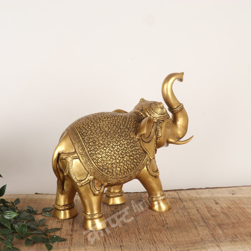 Brass Elephant Statues