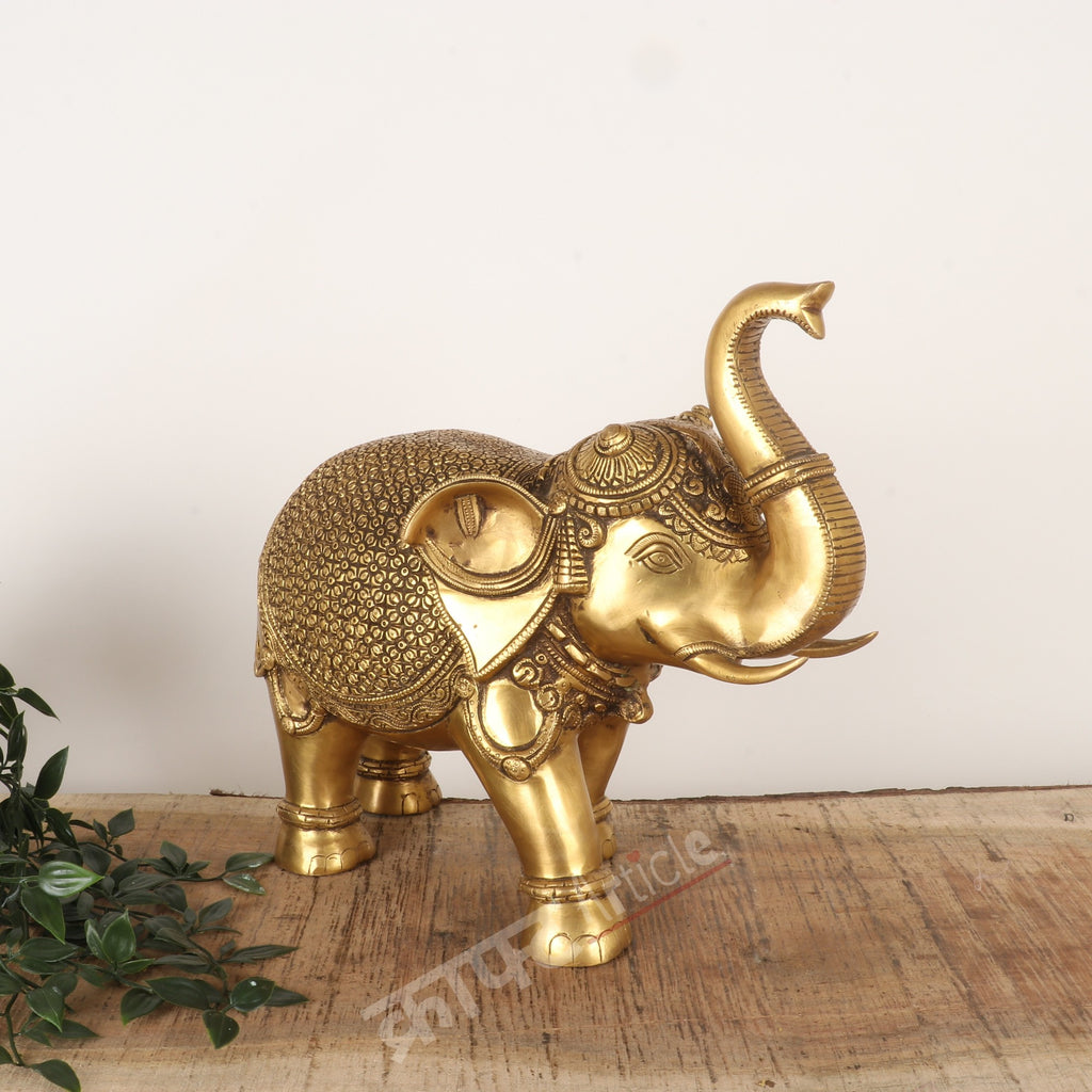 Brass Elephant Statues