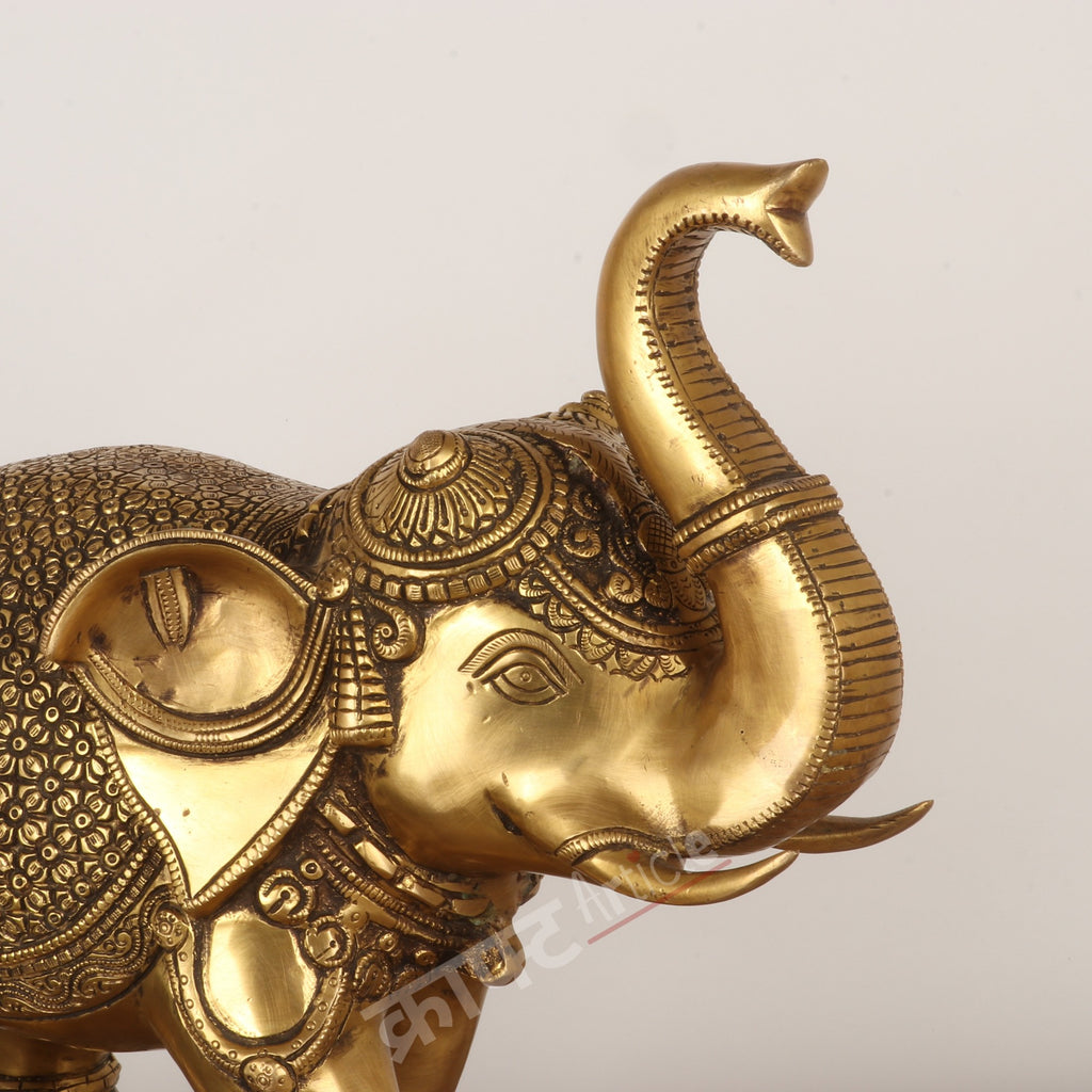 Brass Elephant Statues