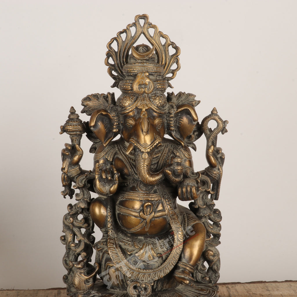 Brass Ganesh Statue
