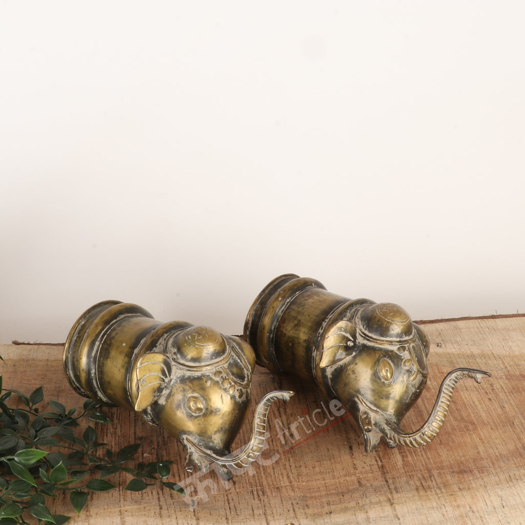 Brass Palki Handle – Traditional Carrying Handle