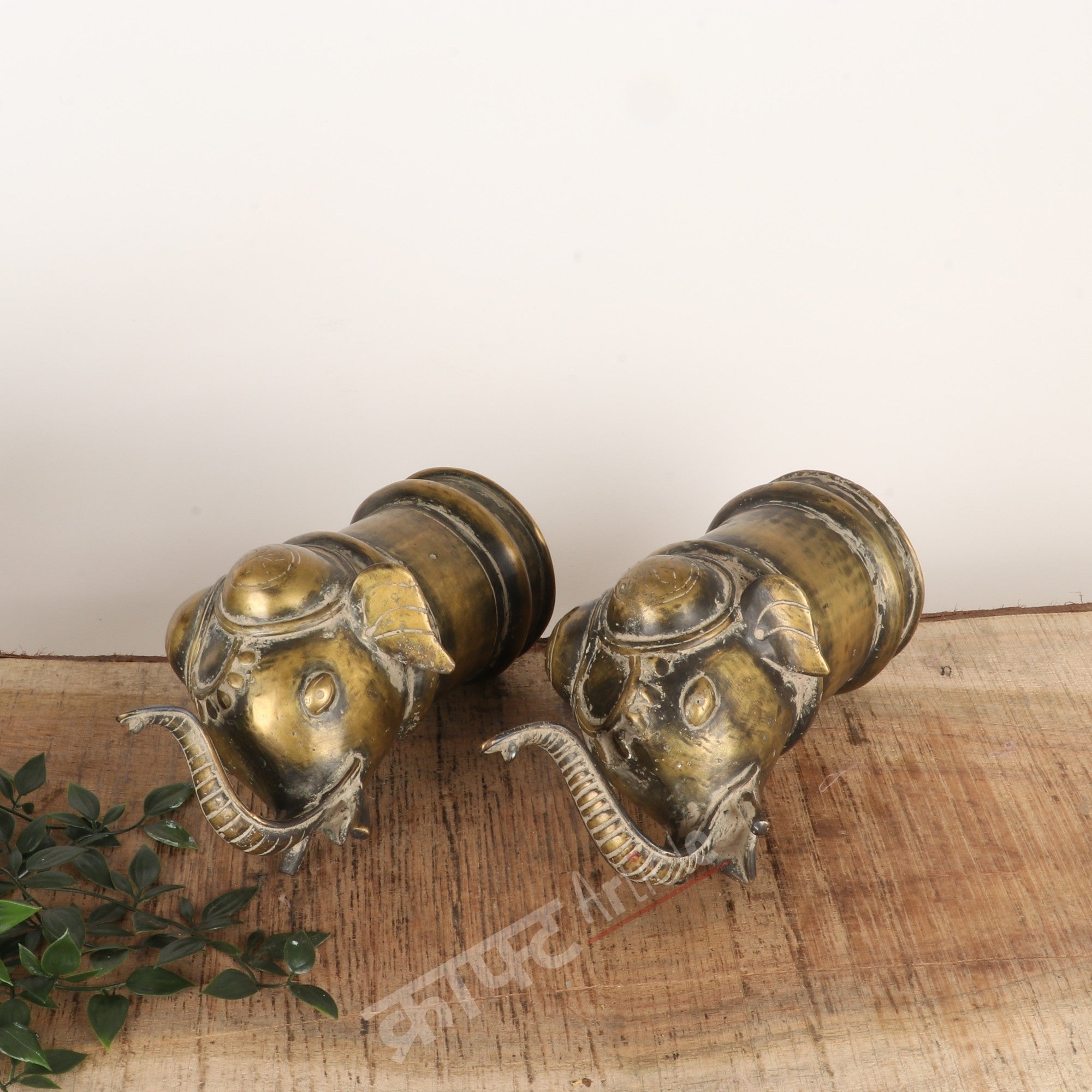 Brass Palki Handle – Traditional Carrying Handle