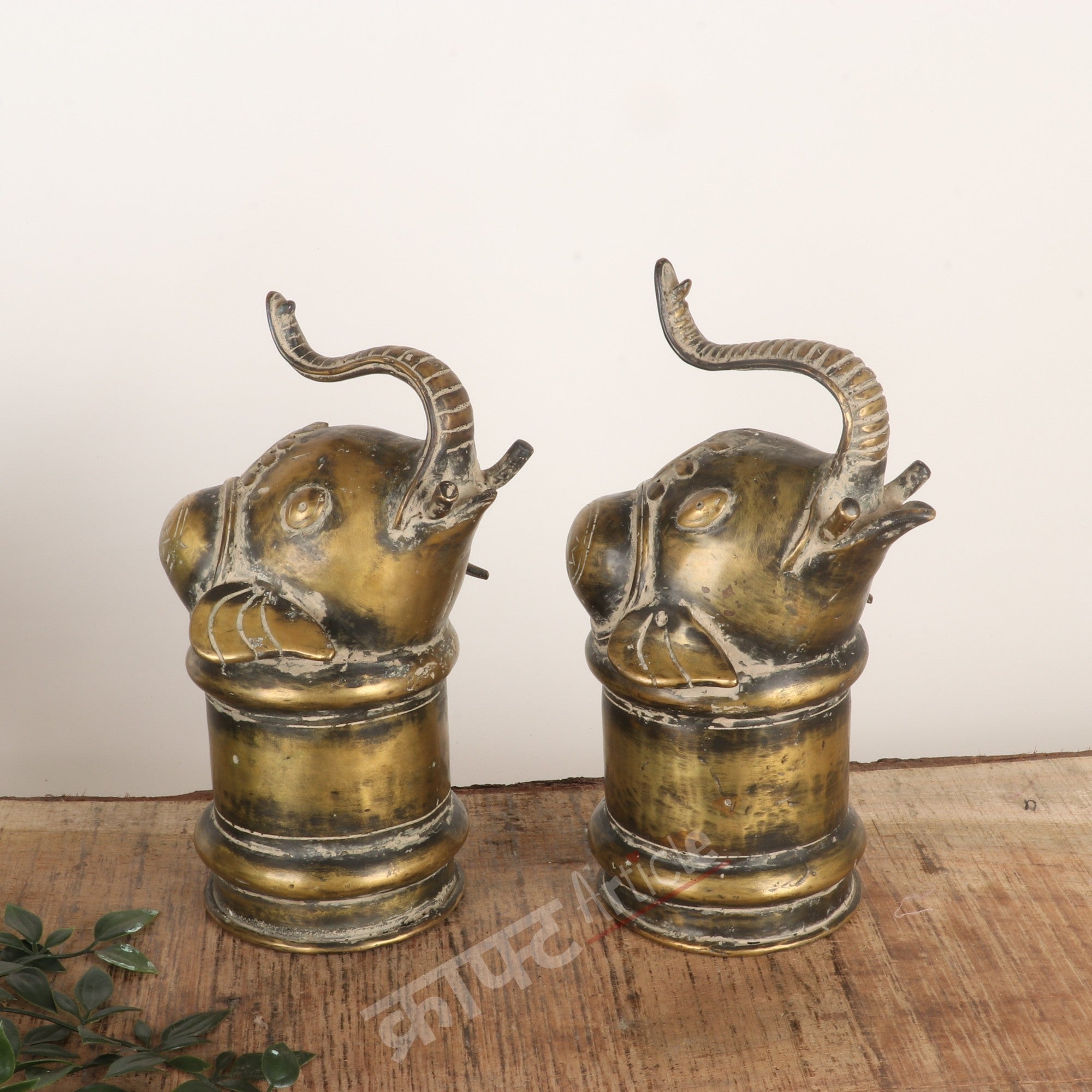 Brass Palki Handle – Traditional Carrying Handle