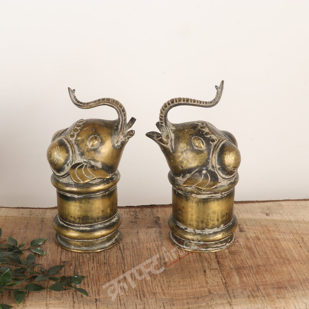 Brass Palki Handle – Traditional Carrying Handle