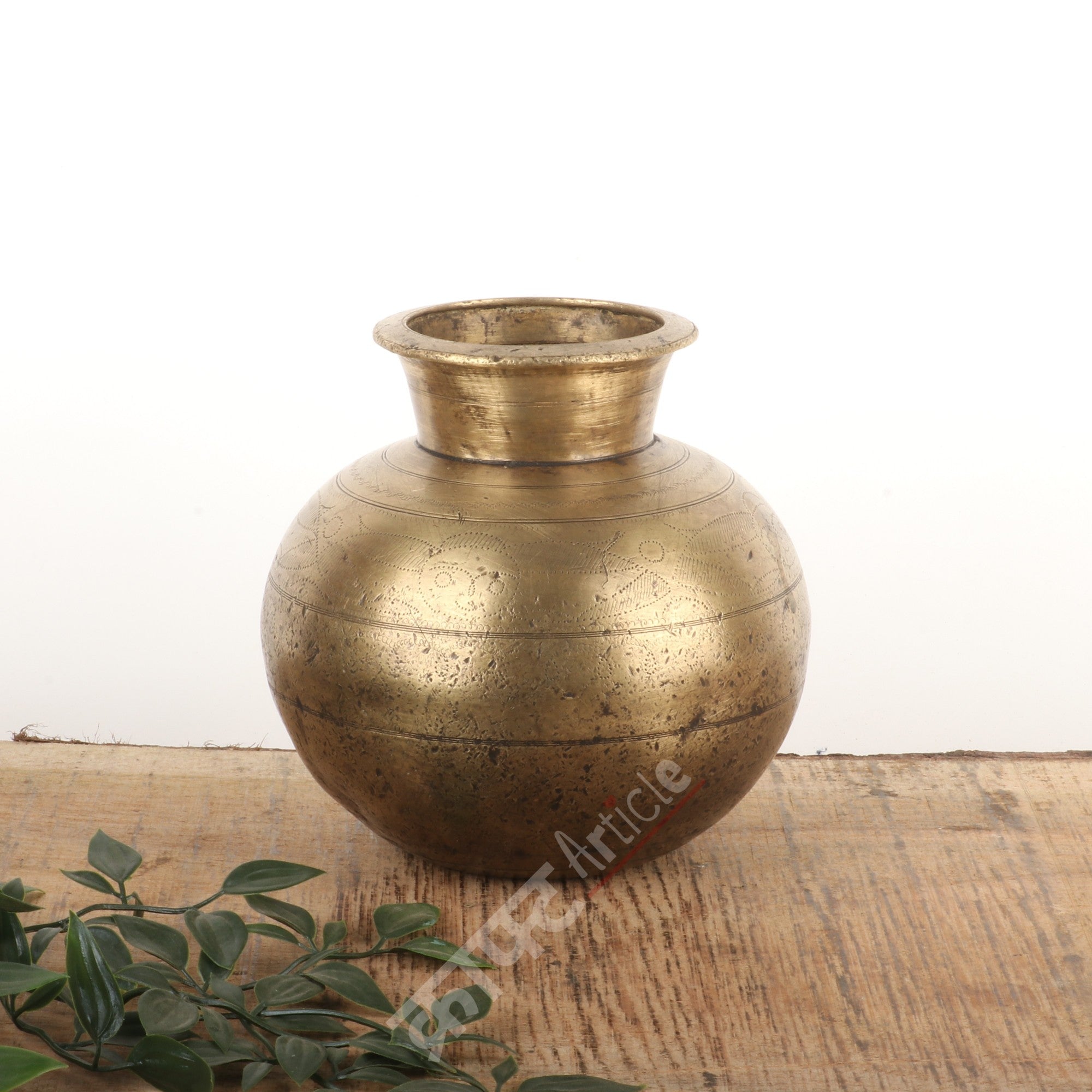 Vintage Brass Pot