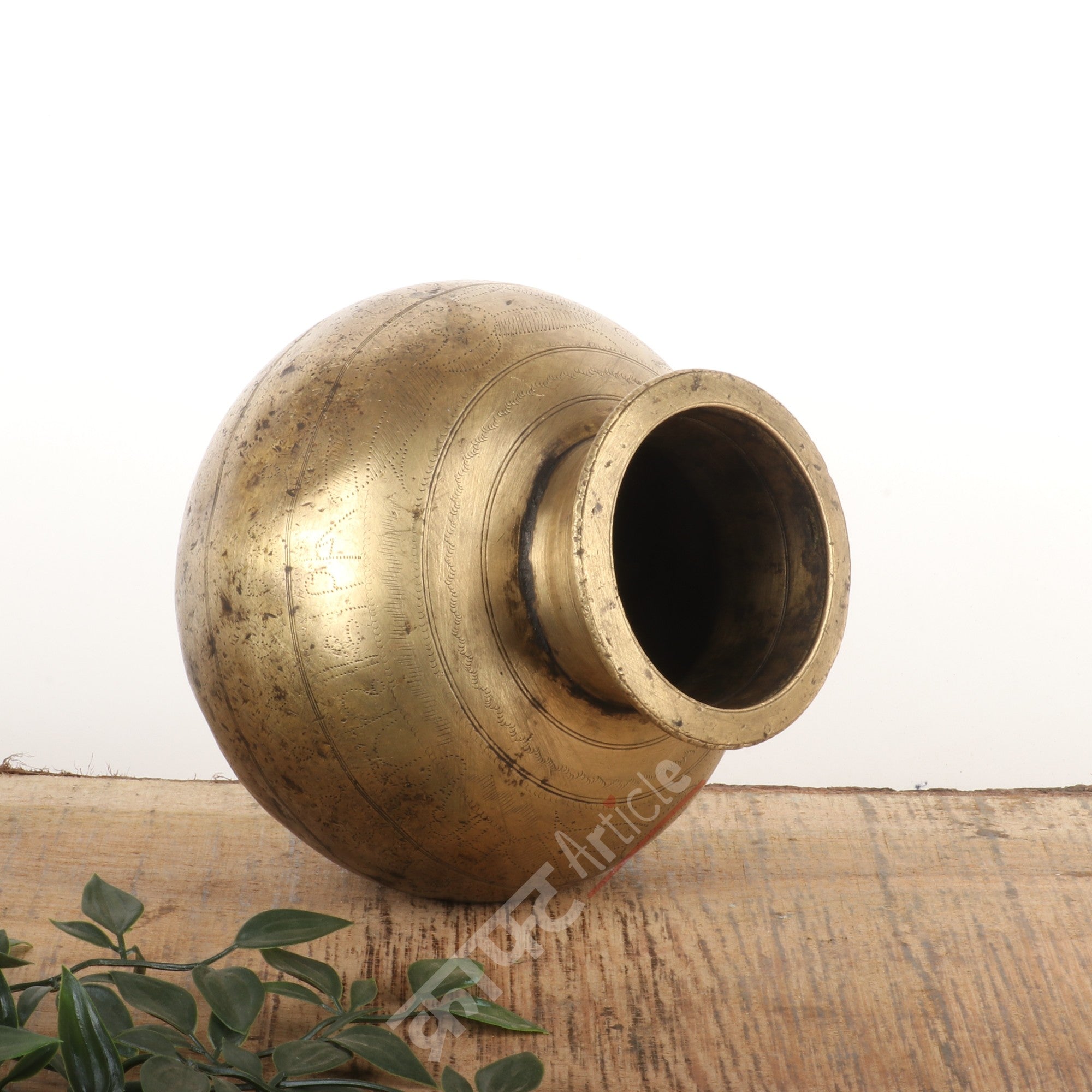 Vintage Brass Pot