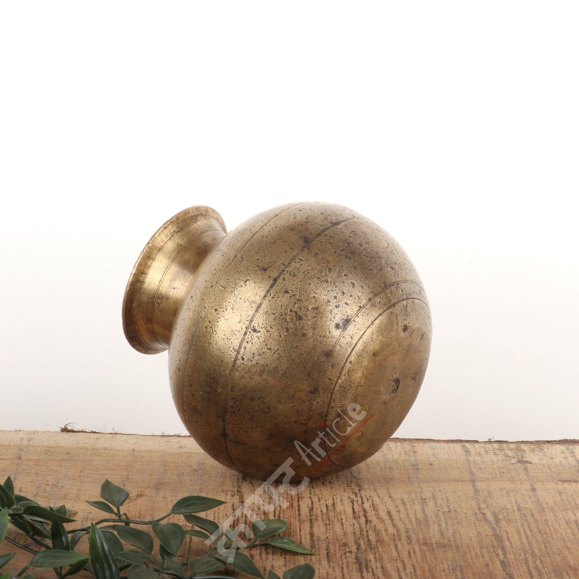 Vintage Brass Pot