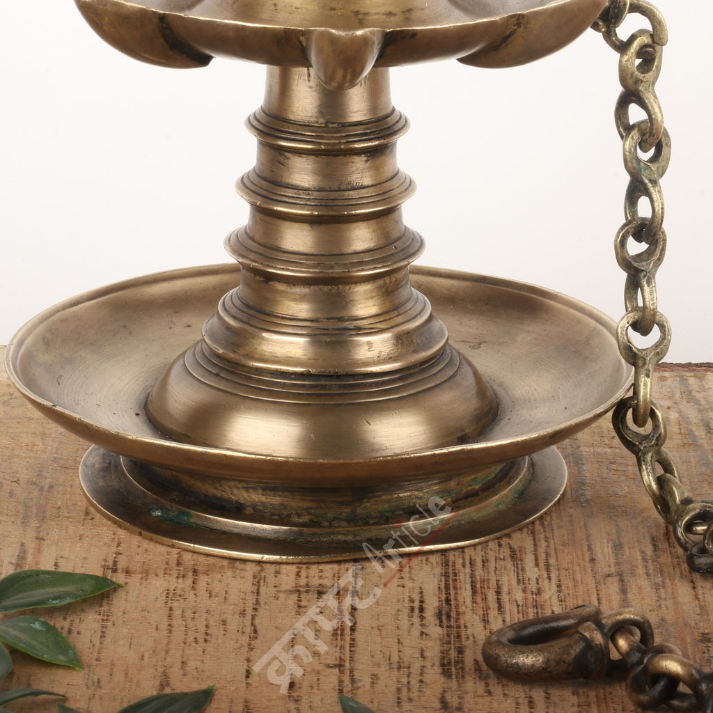 Vintage Oil Lamp (Deepam Diya) 36"