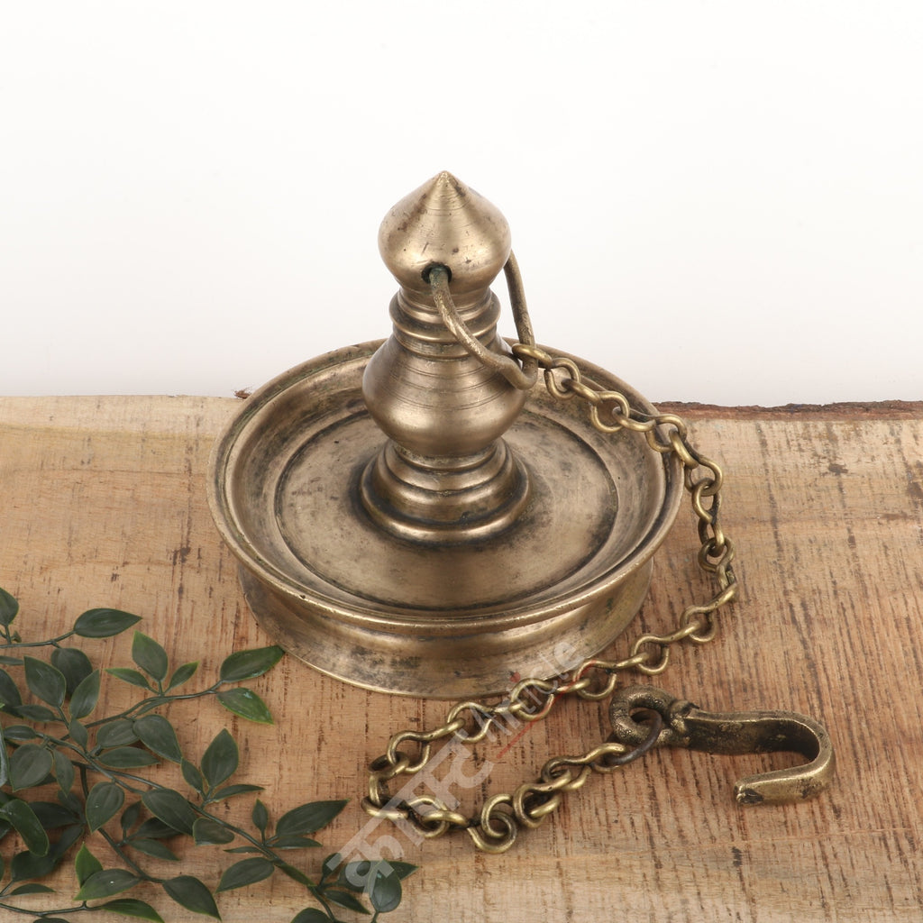 Vintage Oil Lamp (Deepam Diya) 33"