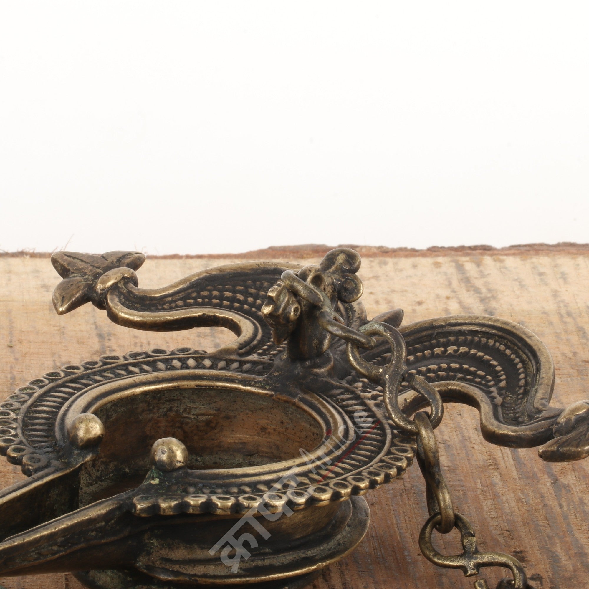 Tribal Brass Oil Lamp (Dokra Art)