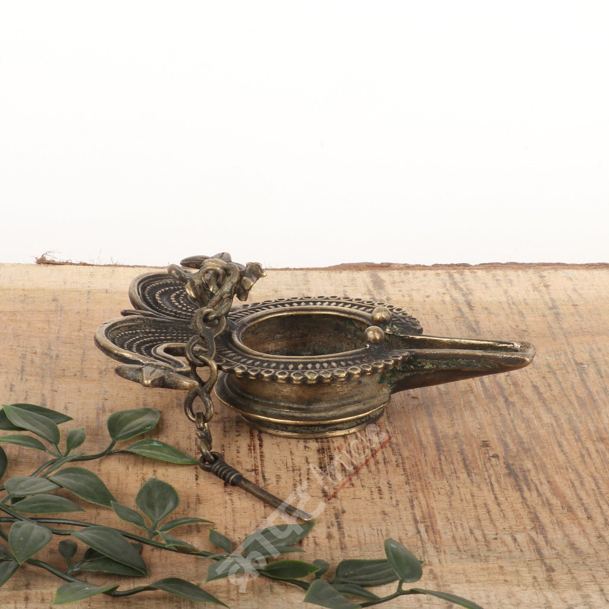 Tribal Brass Oil Lamp (Dokra Art)