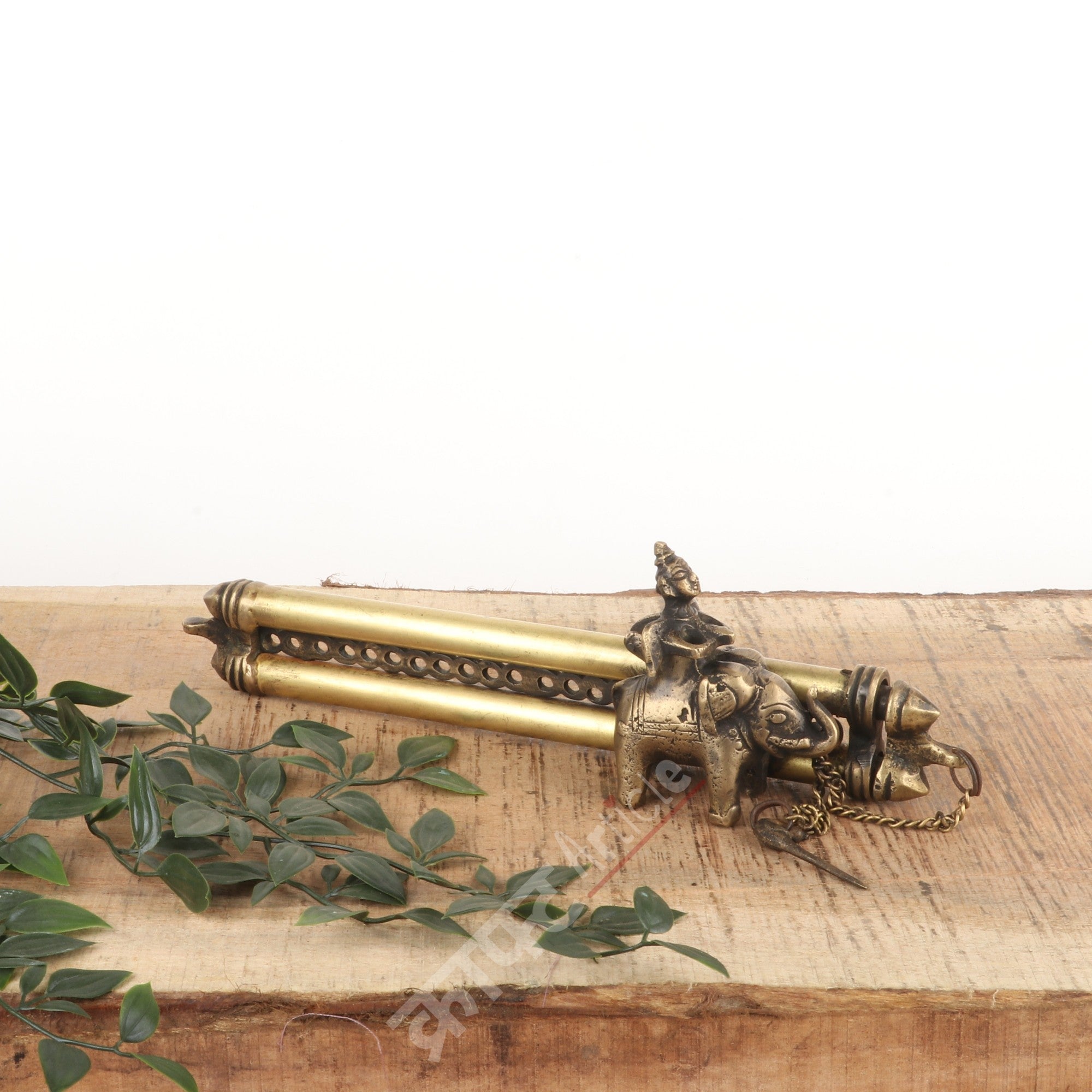 Vintage Brass Ink Pot