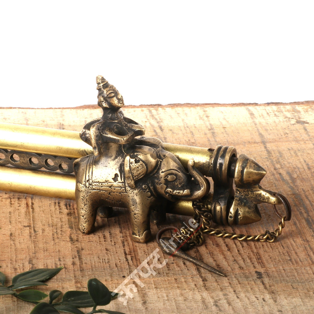 Vintage Brass Ink Pot