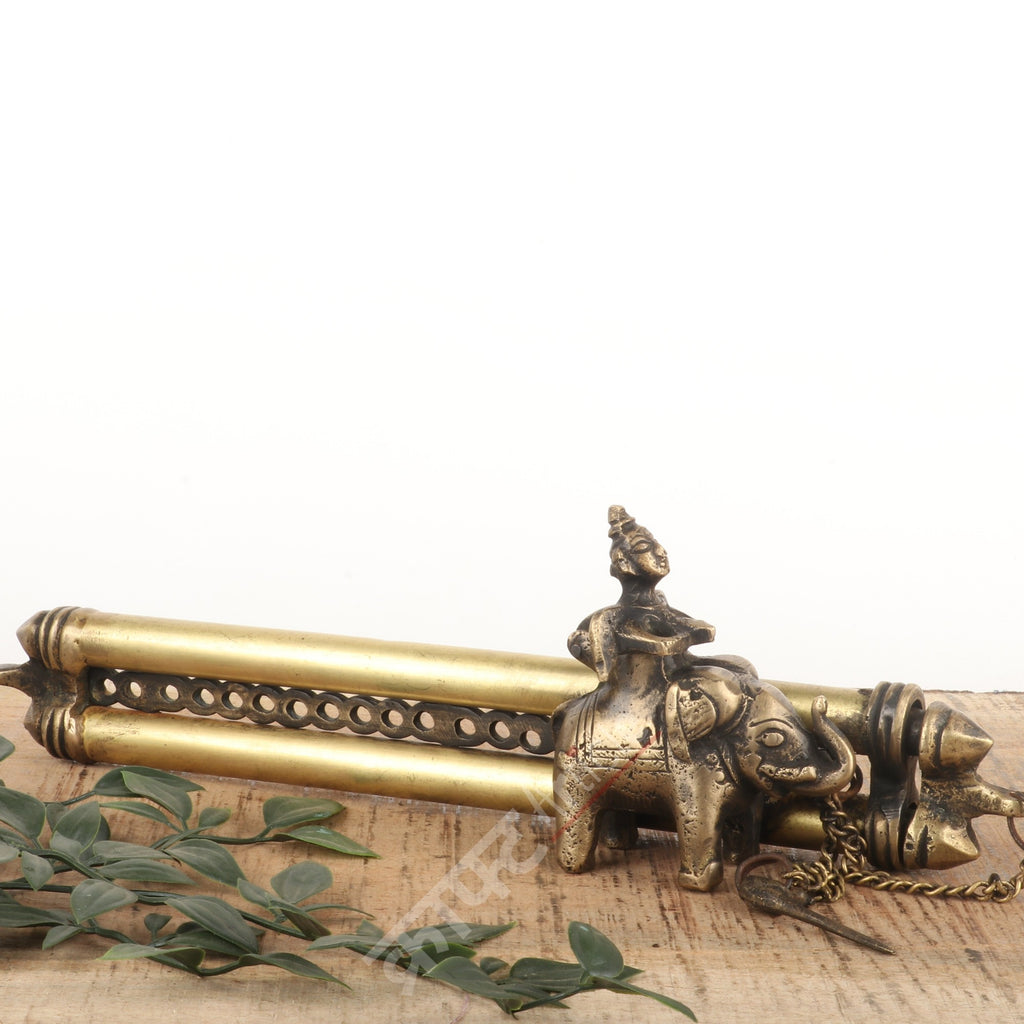 Vintage Brass Ink Pot