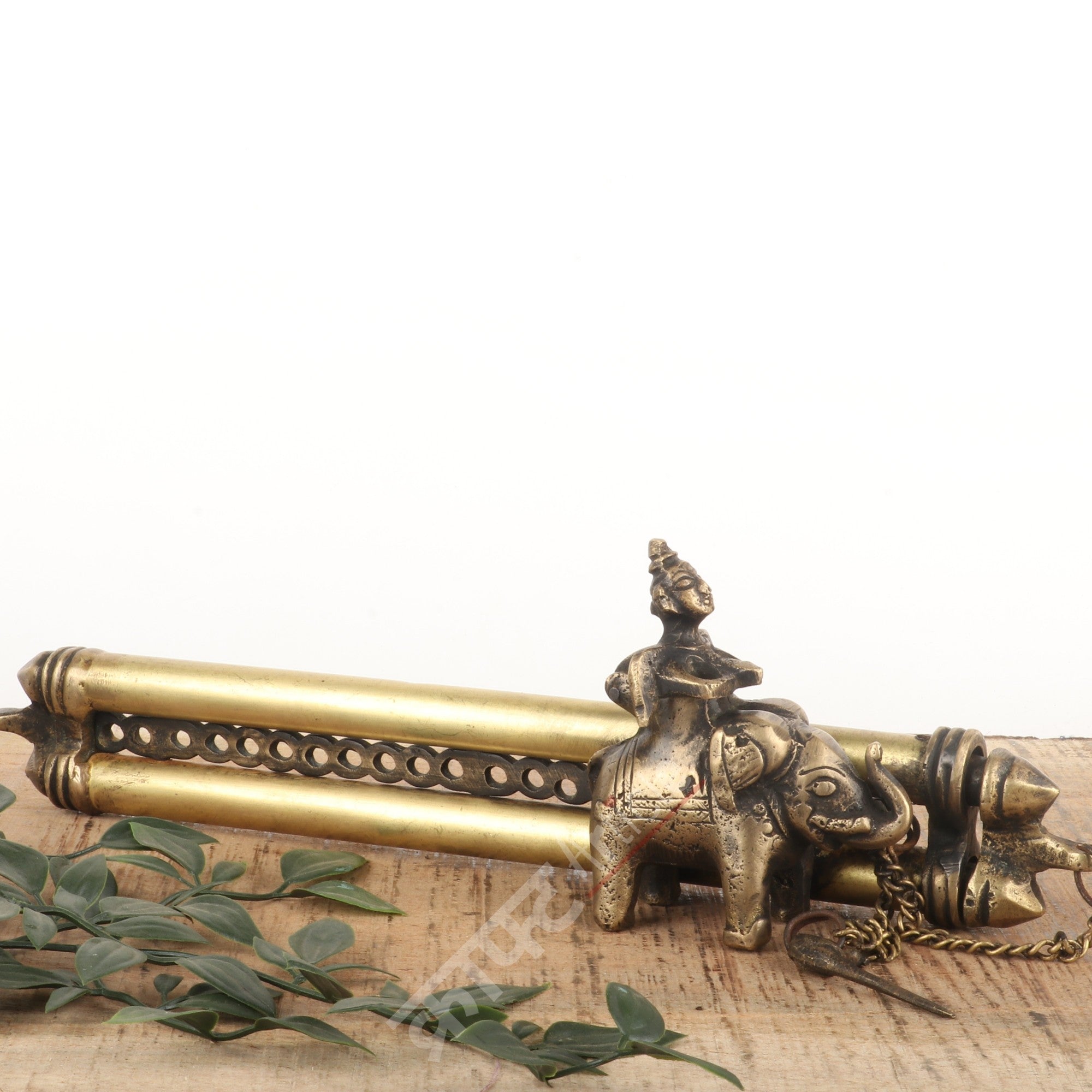 Vintage Brass Ink Pot