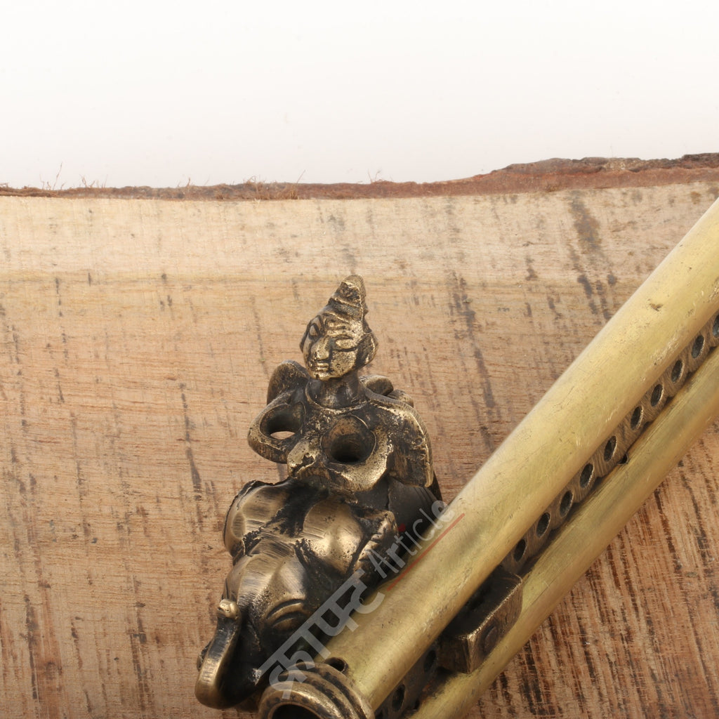 Vintage Brass Ink Pot