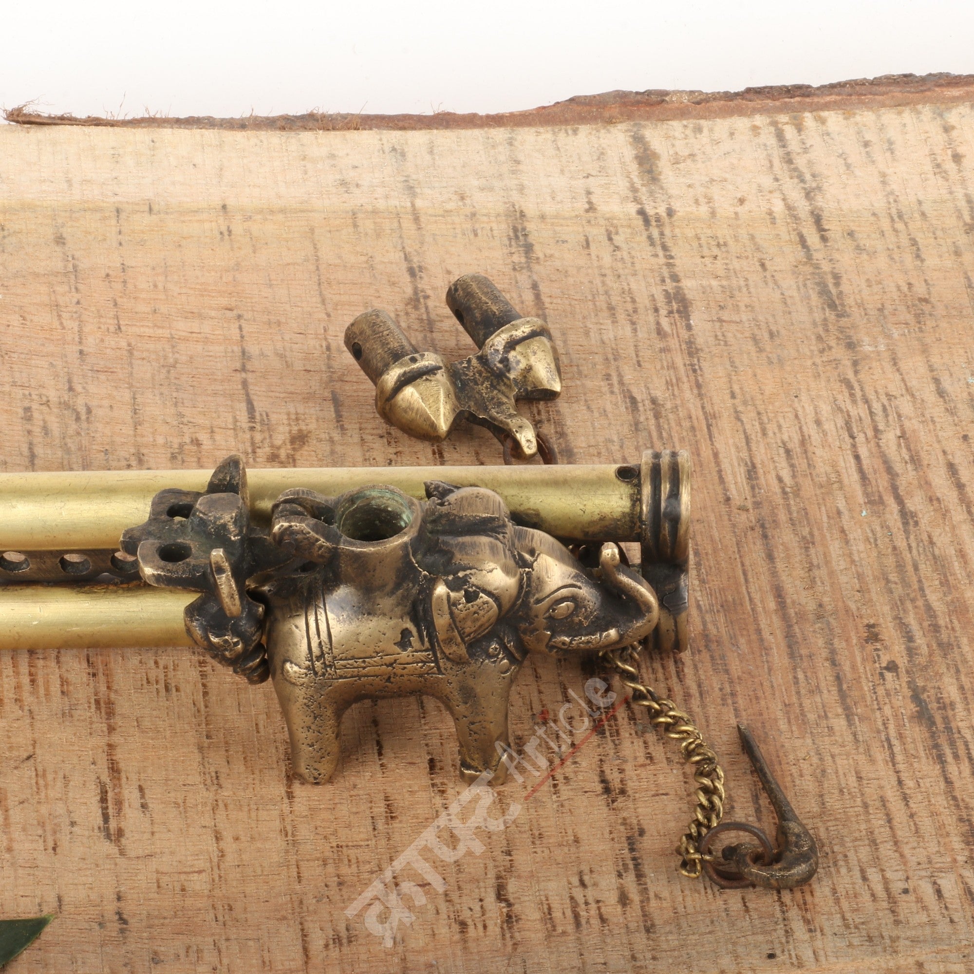 Vintage Brass Ink Pot